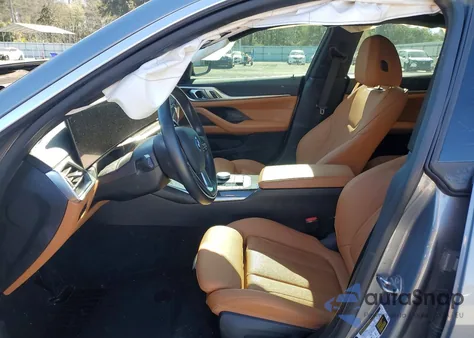 2023 BMW I4 Edrive 35 z USA, uszkodzony, nr VIN WBY43AW00PFP71344